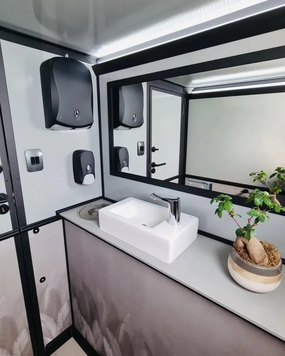 An outdoor wedding restroom plan for Abilene