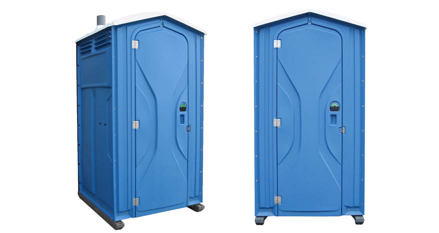 Long-term porta potty units on site in Abilene, Texas